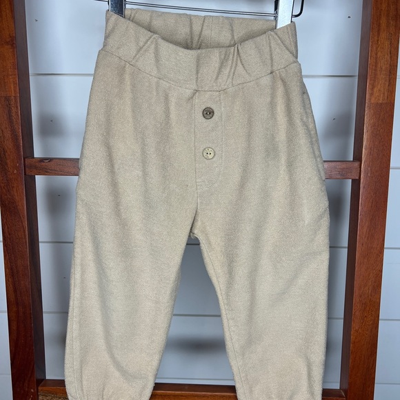 Rylee + Cru Other - Rylee + Cru- Kids Tan Terry Joggers